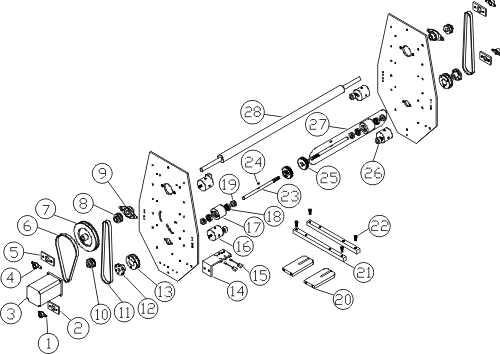 Fabricator Stepper Gantry