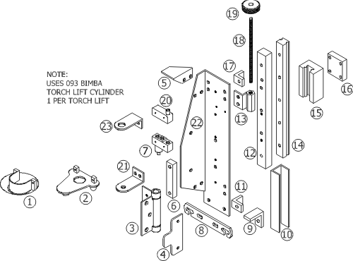 Fabricator Torch Lift