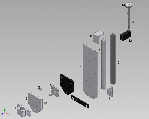 HVAC, DL Torch Lift Assembly